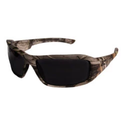 Edge Brazeau Safety Glasses - Forest Camo Frame, Smoke Lens - XB116CF