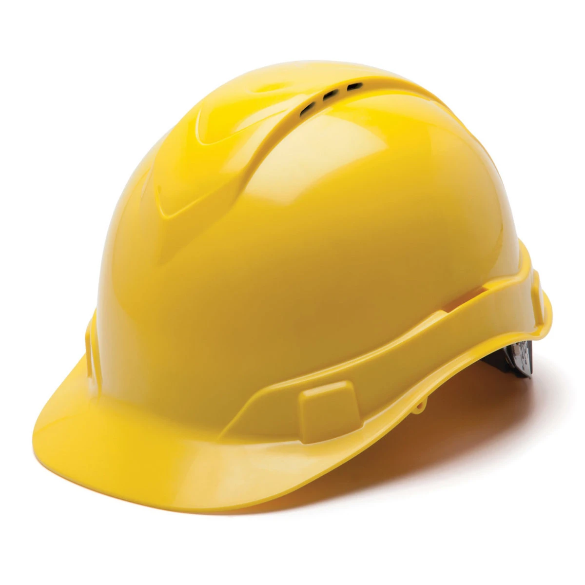Pyramex Ridgeline Vented Cap Style Hard Hat 4-Point Ratchet Suspension