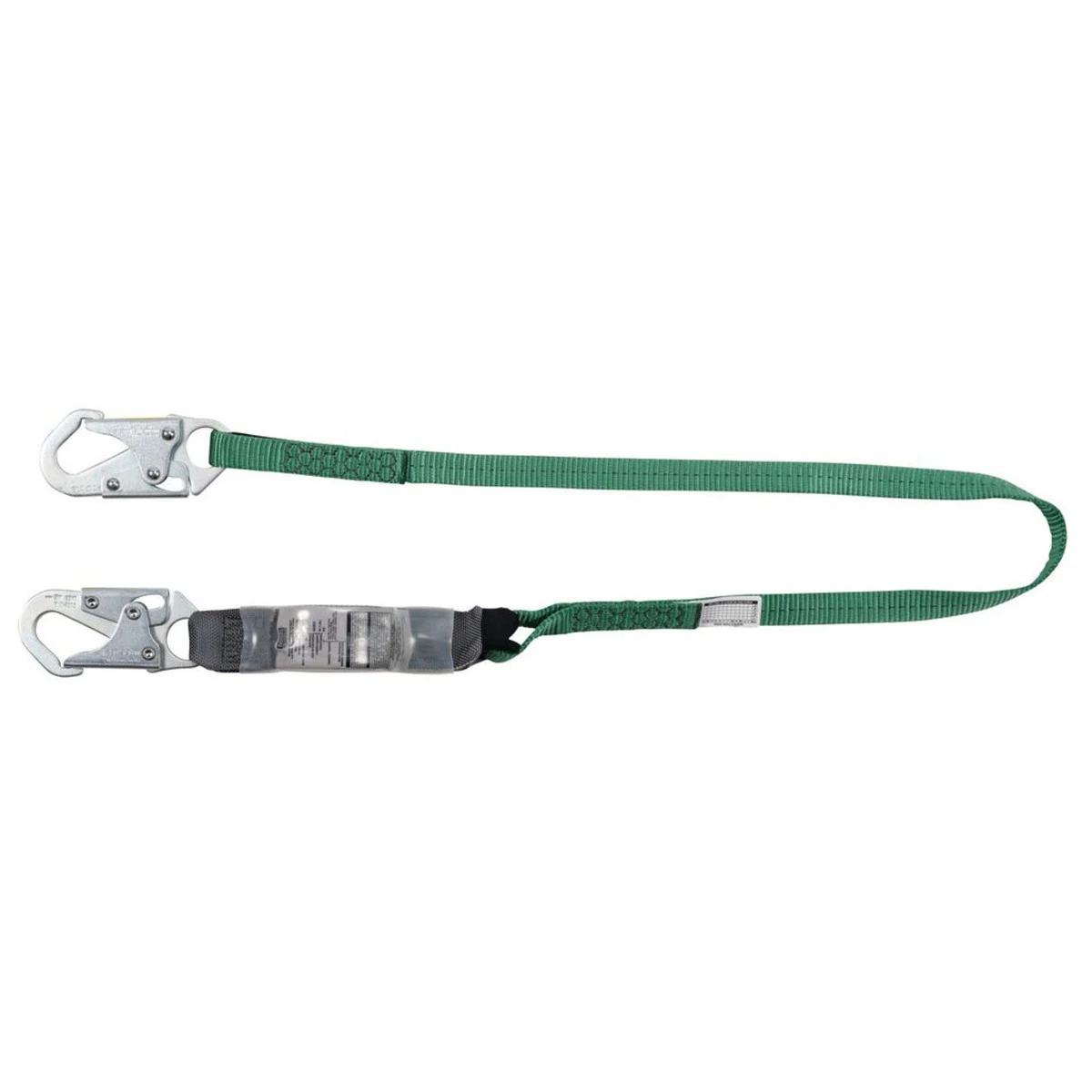 MSA V-Series Single-Leg Energy-Absorbing Lanyard W/Snaphooks