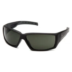 Venture Gear Overwatch Safety Glasses - Forest Gray Anti-Fog Lens - Black Frame