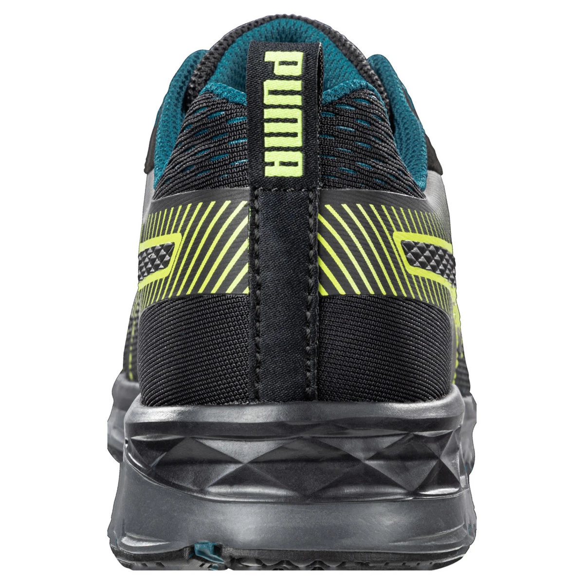 Puma Safety Women's W-Motion Protect Fuse Knit Low 2.0 Black & Lime EH Composite Toe Shoes - 643935 - Image 5