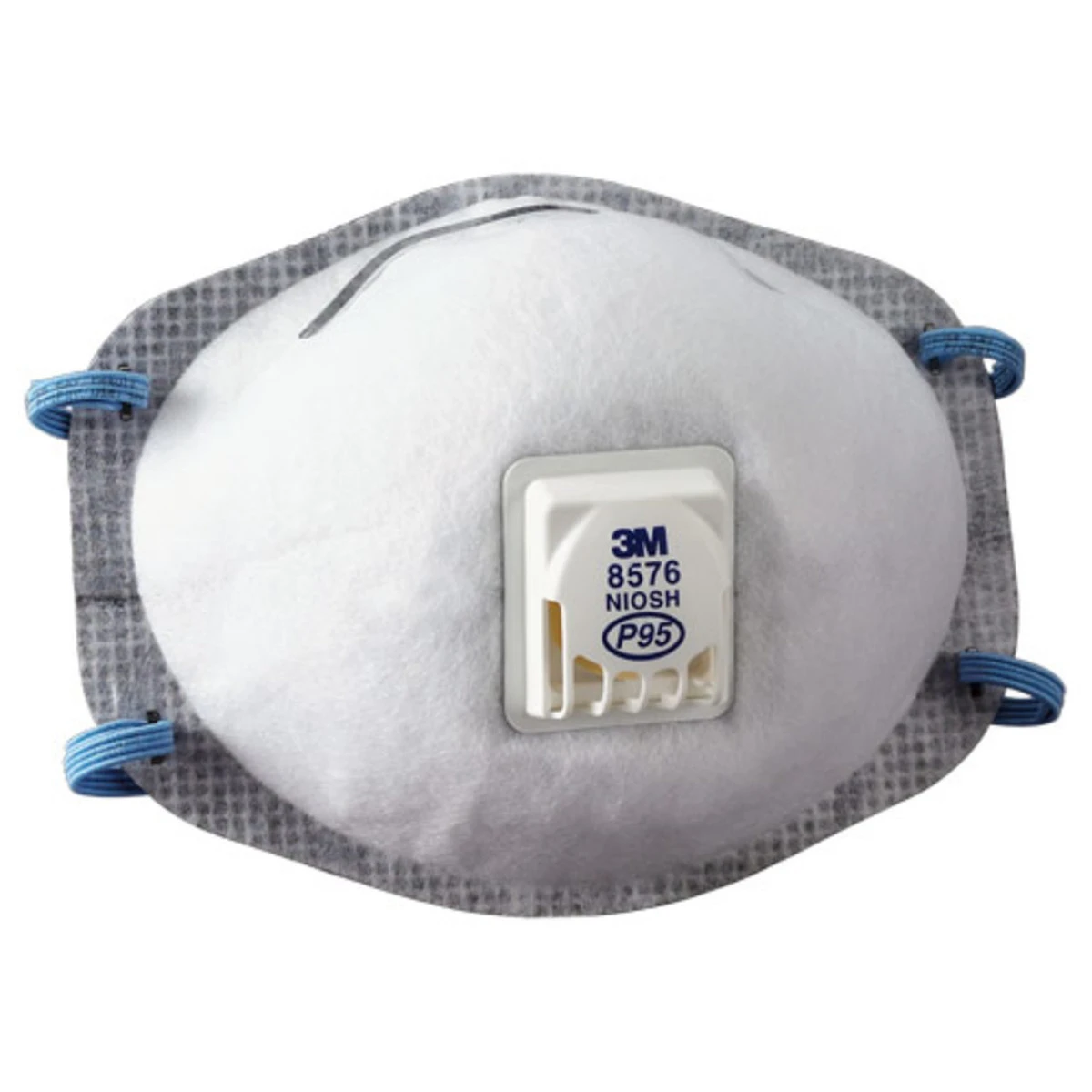 3M Particulate Respirator 8576 P95 With Nuisance Level Acid Gas Relief - Box Of 10