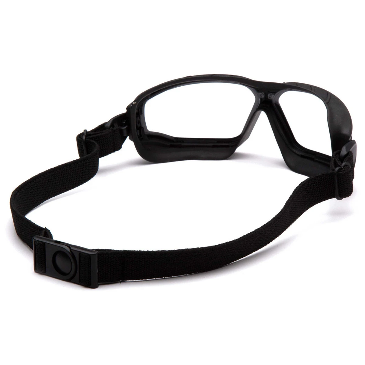 Pyramex Torser Rubber Gasket Sealed Safety Glasses - H2MAX Anti-Fog Lens - Black Strap - Image 3