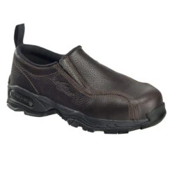 Nautilus Women's Steel Toe Brown Slip On Shoe