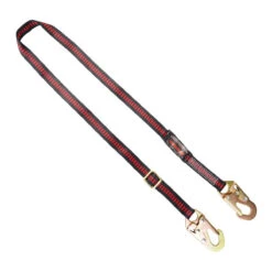 K-Strong 6ft. Adjustable Work Positioning Lanyard W/Snap Hooks