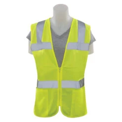 Girl Power At Work Women's Safety Vest S720 Class 2 - Hi Viz Lime