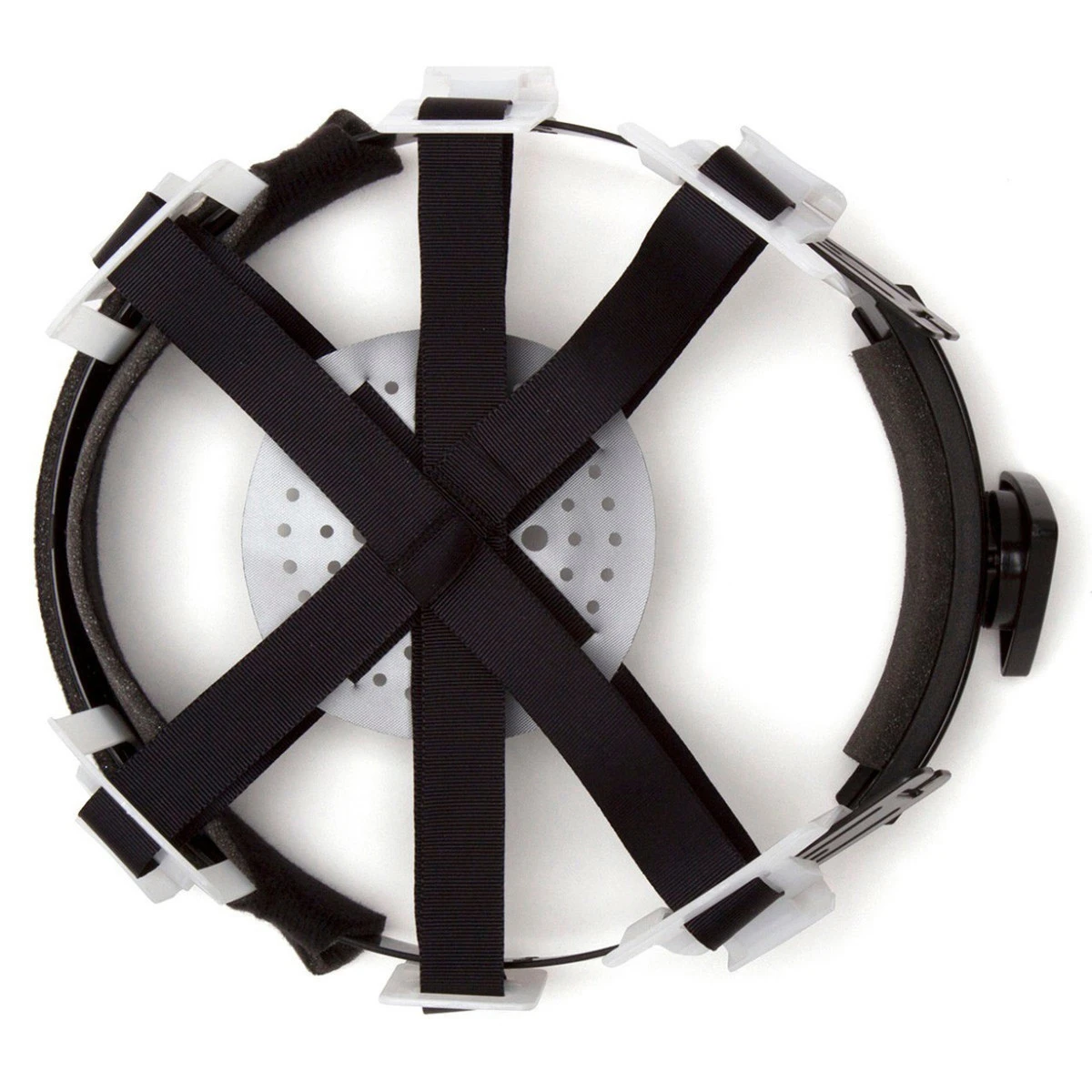 Pyramex SL Series Full Brim Hard Hat 6-Point Ratchet Suspension - HP26110 - White - Image 4