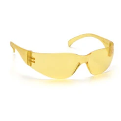 Rugged Blue Safety Glasses For Small Faces Amber Lens Case Of 12