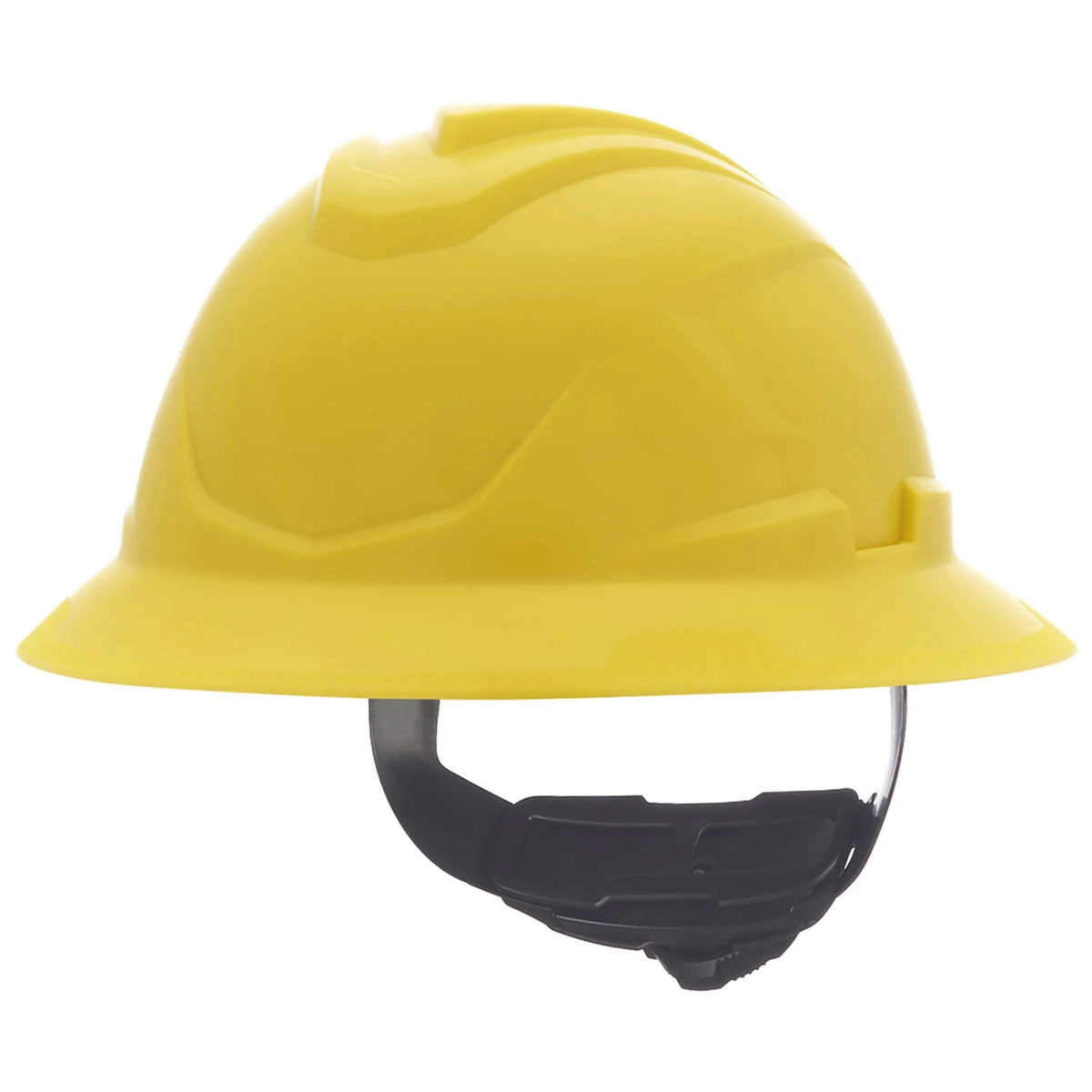MSA V-Gard C1 Full Brim Hard Hat With Fas-Trac III Suspension