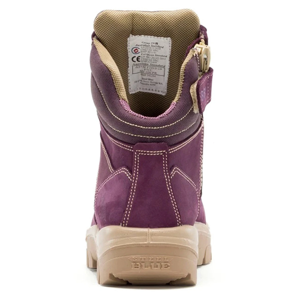 Steel Blue Ladies Southern Cross Zip EH Steel Toe Boots - 892861 - Image 5