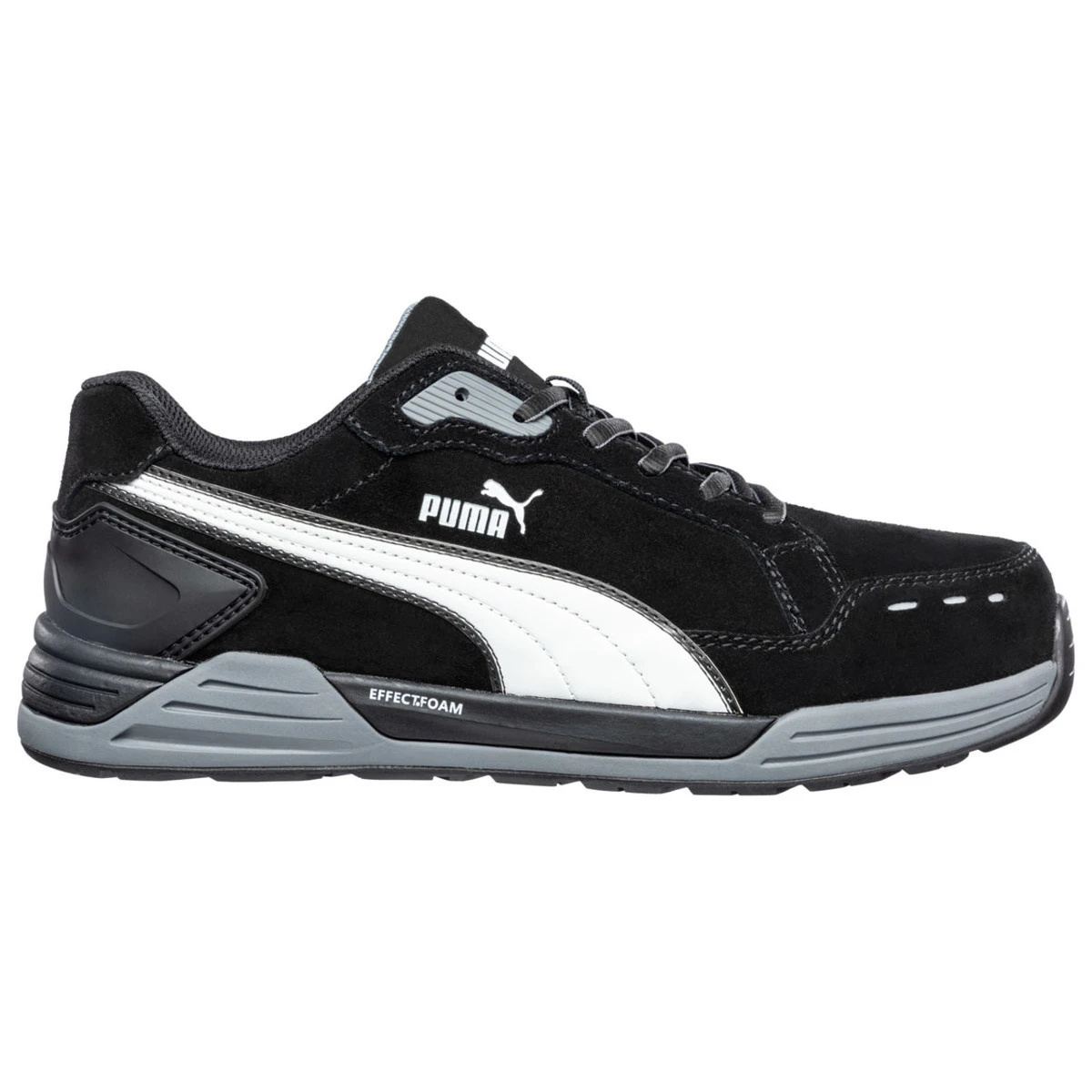 Puma Safety Men's Urban Effect Airtwist Low Black & White EH Composite Toe Shoes - 644655 - Image 4