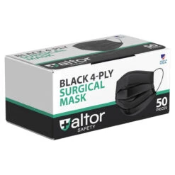 Altor Safety Surgical Mask 62222B, 3-Ply ASTM Level 2, USA Made - Case Of 2000