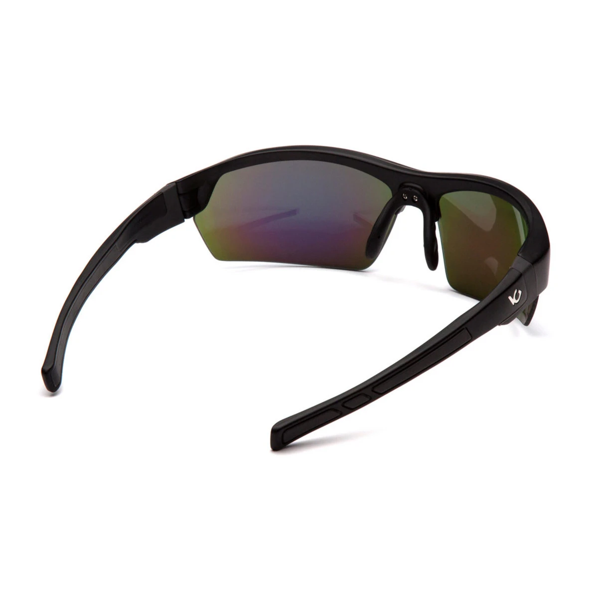 Venture Gear Tensaw Safety Glasses - Green Mirror Polarized Lens - Black Frame - Image 3