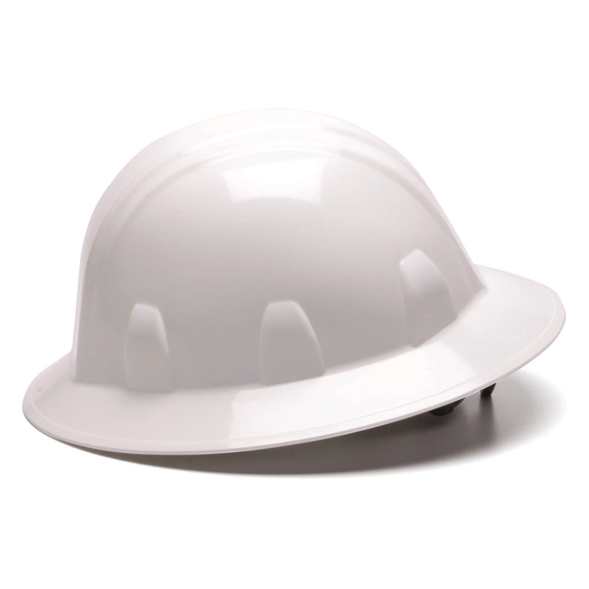 Pyramex SL Series Full Brim Hard Hat 6-Point Ratchet Suspension - HP26110 - White - Image 2