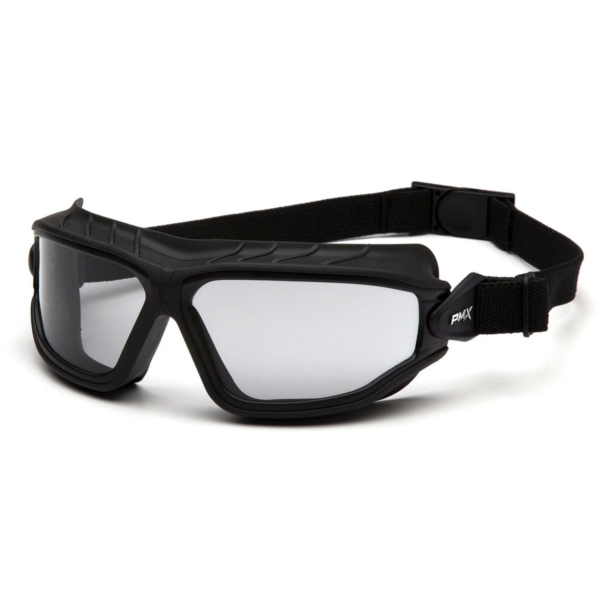 Pyramex Torser Rubber Gasket Sealed Safety Glasses - H2MAX Anti-Fog Lens - Black Strap - Image 4