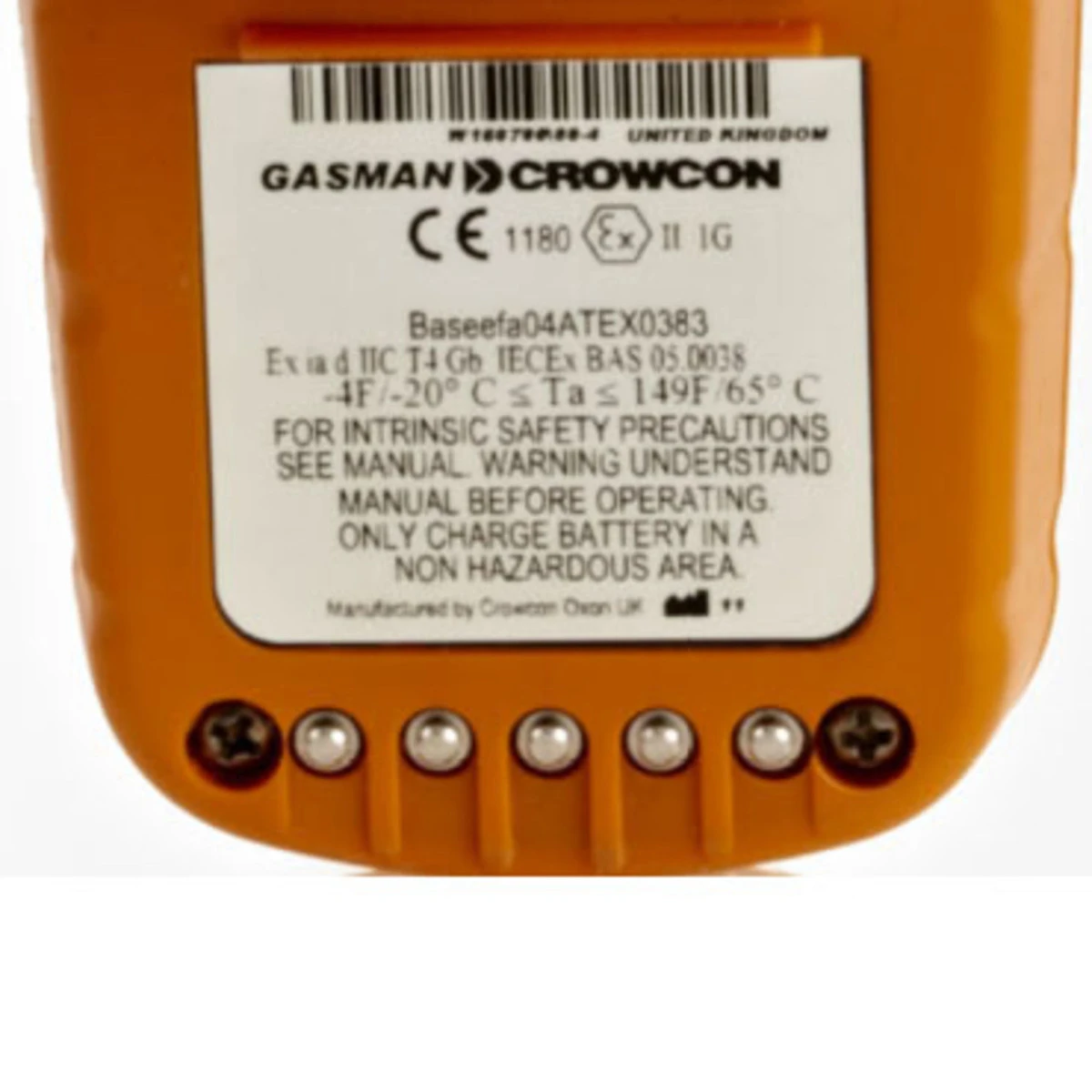 Crowcon Gasman Ammonia (NH3) Detector, Single Gas, Rechargeable - Image 5