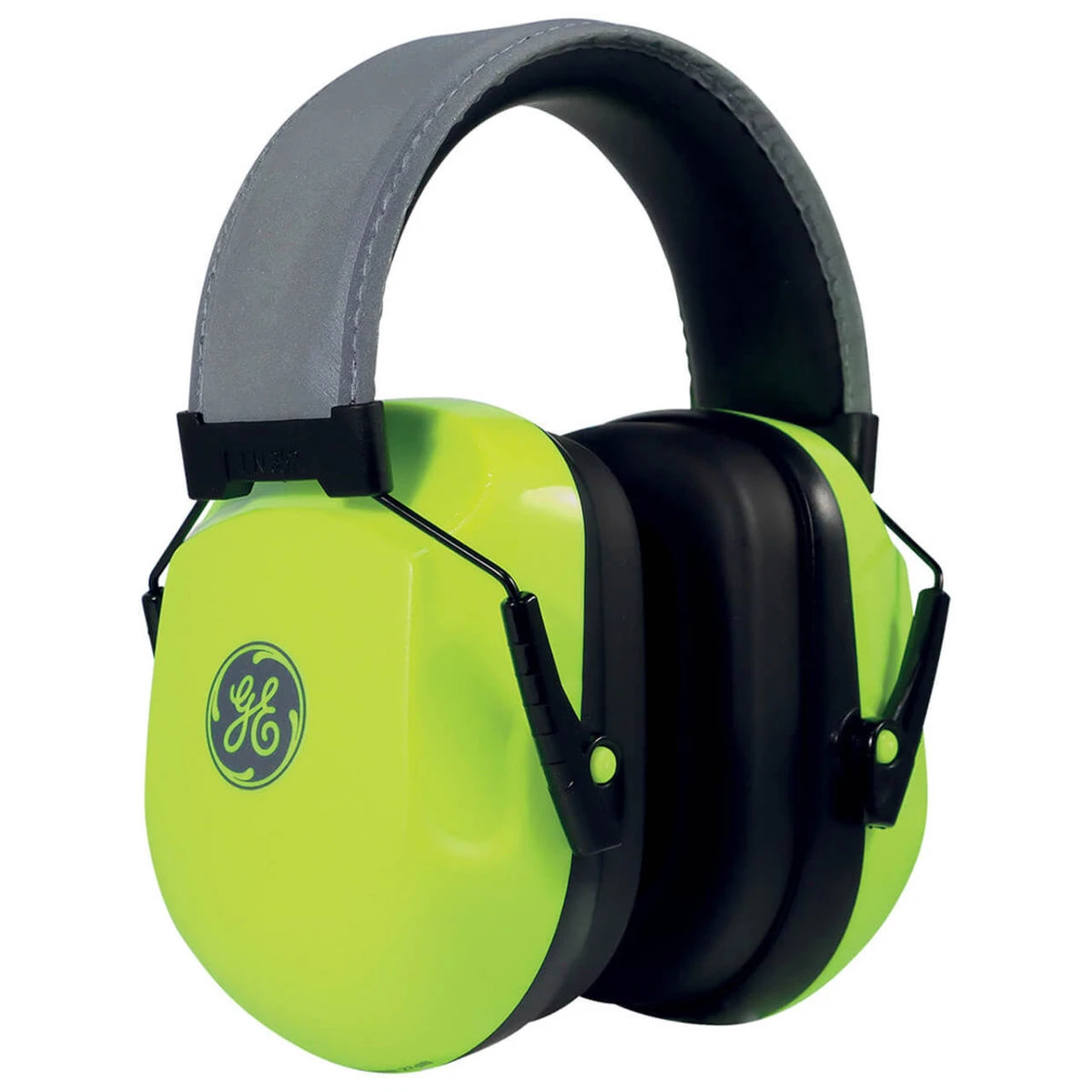 General Electric Hi-Vis Protective Earmuffs 27 DB NRR - Hi-vis Lime - GM452HV