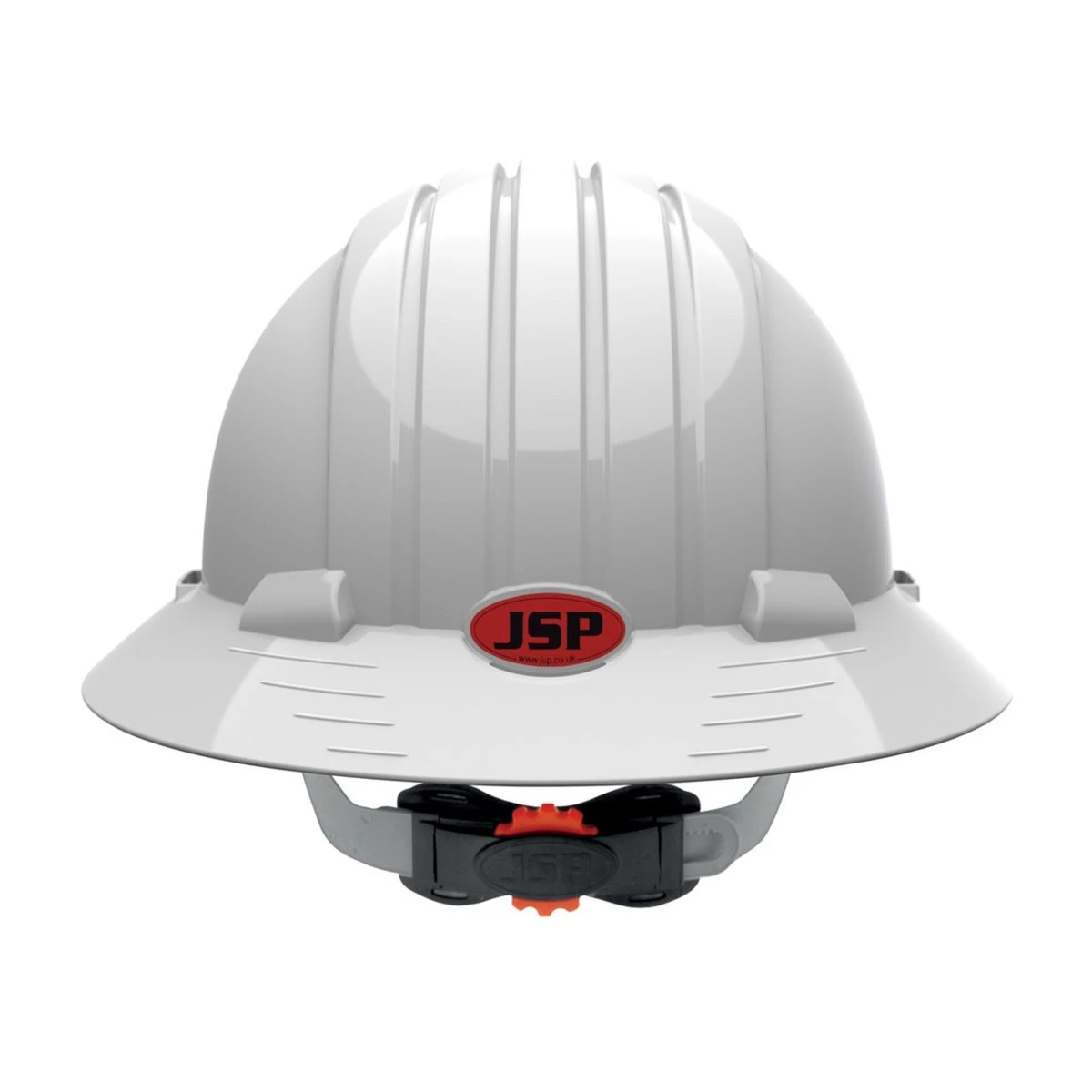JSP Evolution Deluxe Full Brim Hard Hat 6-Point Wheel Ratchet Suspension - Image 3