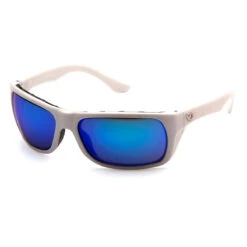 Venture Gear Ocoee Safety Glasses - Ice Blue Anti-Fog Lens - White Frame