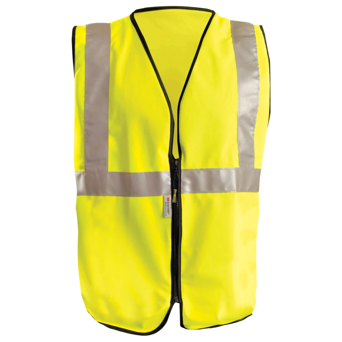 OccuNomix Solid Standard Vest W/Zipper - LUX-SSGZ