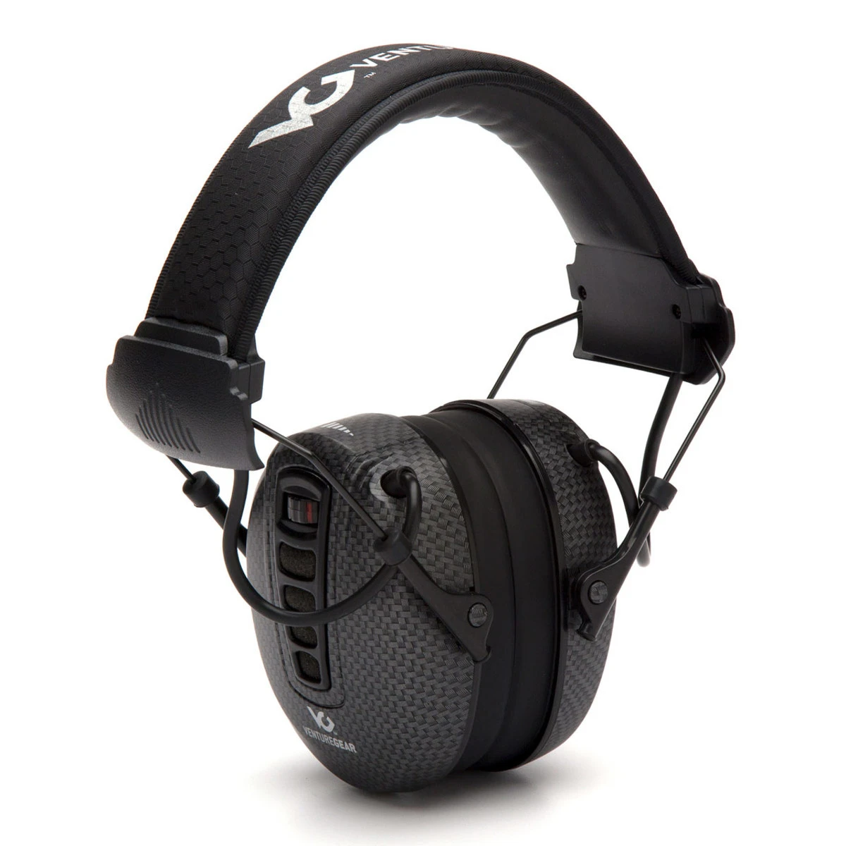 Pyramex Safety Clandestine Electronic Ear Muffs - Black Graphite - Image 3