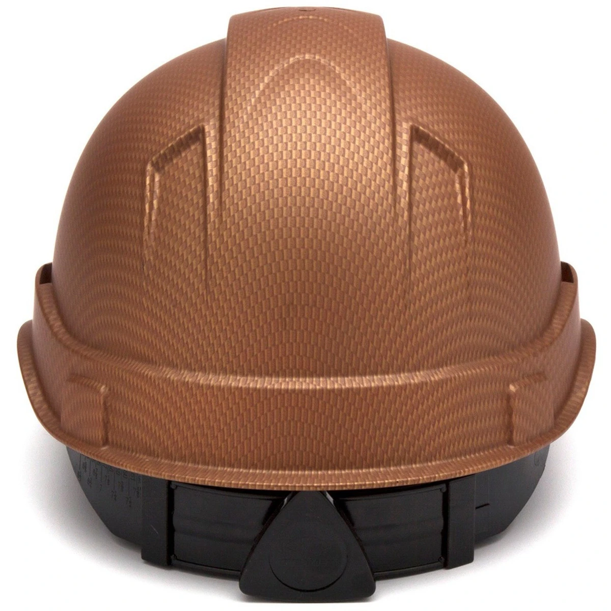 Pyramex Ridgeline Cap Style Hard Hat 4-Point Ratchet Suspension - HP44118 - Copper Graphite - Image 3