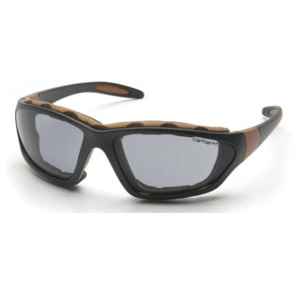 Carhartt Carthage Interchangeable Safety Glasses - Black/Tan Frame - Image 3