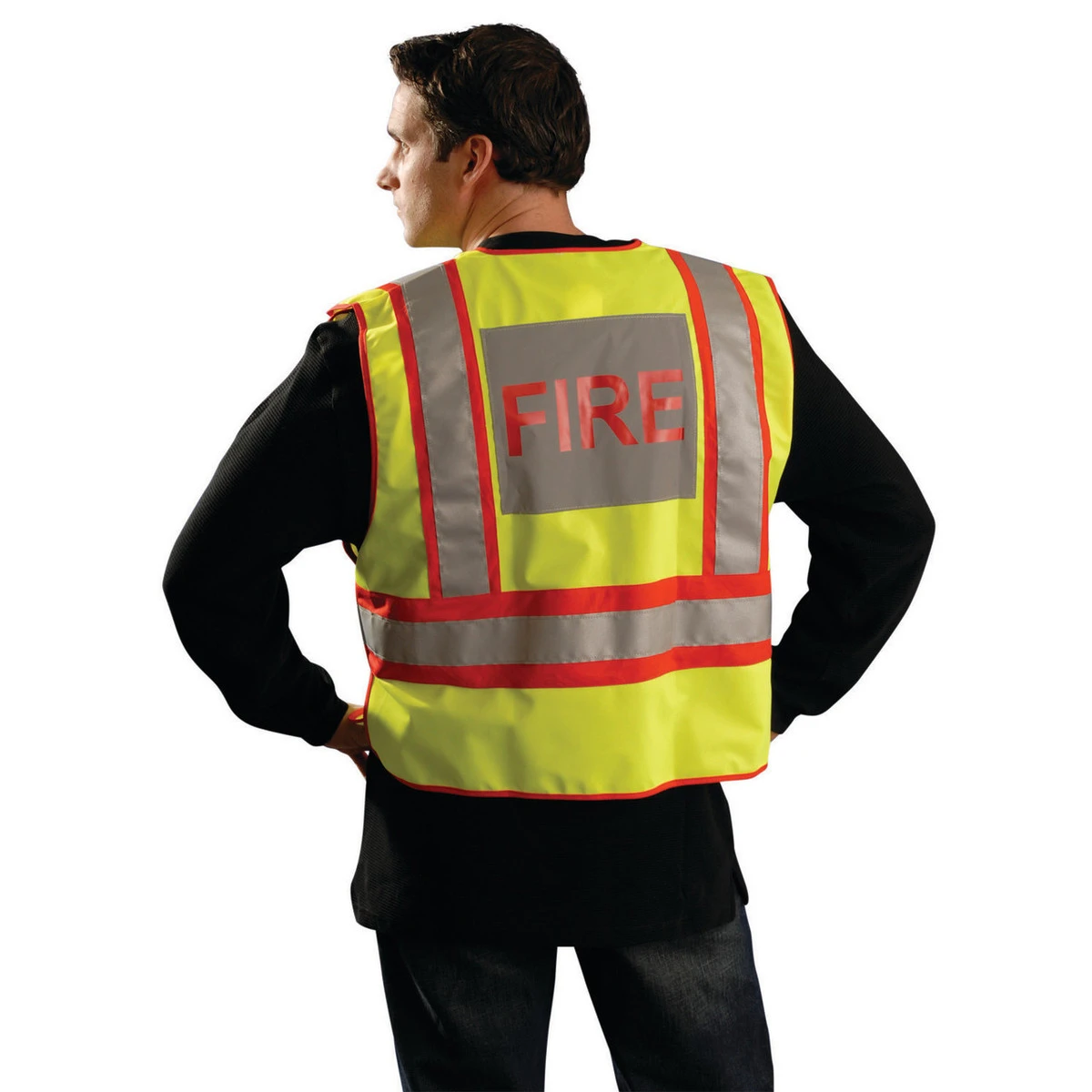 OccuNomix ANSI Public Safety Fire Safety Vest - LUX-PSF - Image 2
