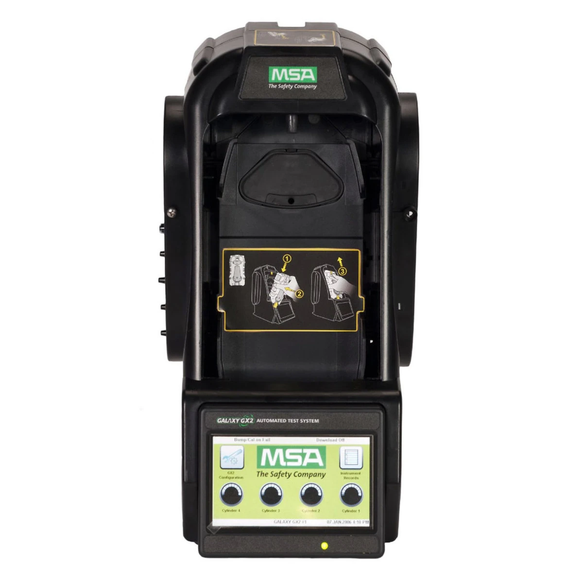 MSA Galaxy GX2, ALTAIR 5/5X/5XR Test Stand, Single Valve, NO-Charging