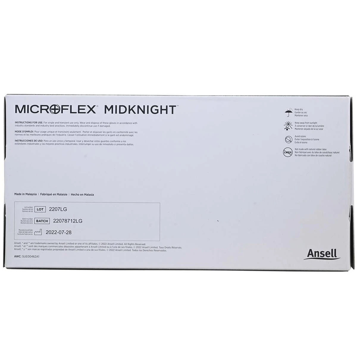Midknight Exam Glove - 5.1 Mil - Box Of 100 (XS, S, M, L, XL, 2XL) - Image 4