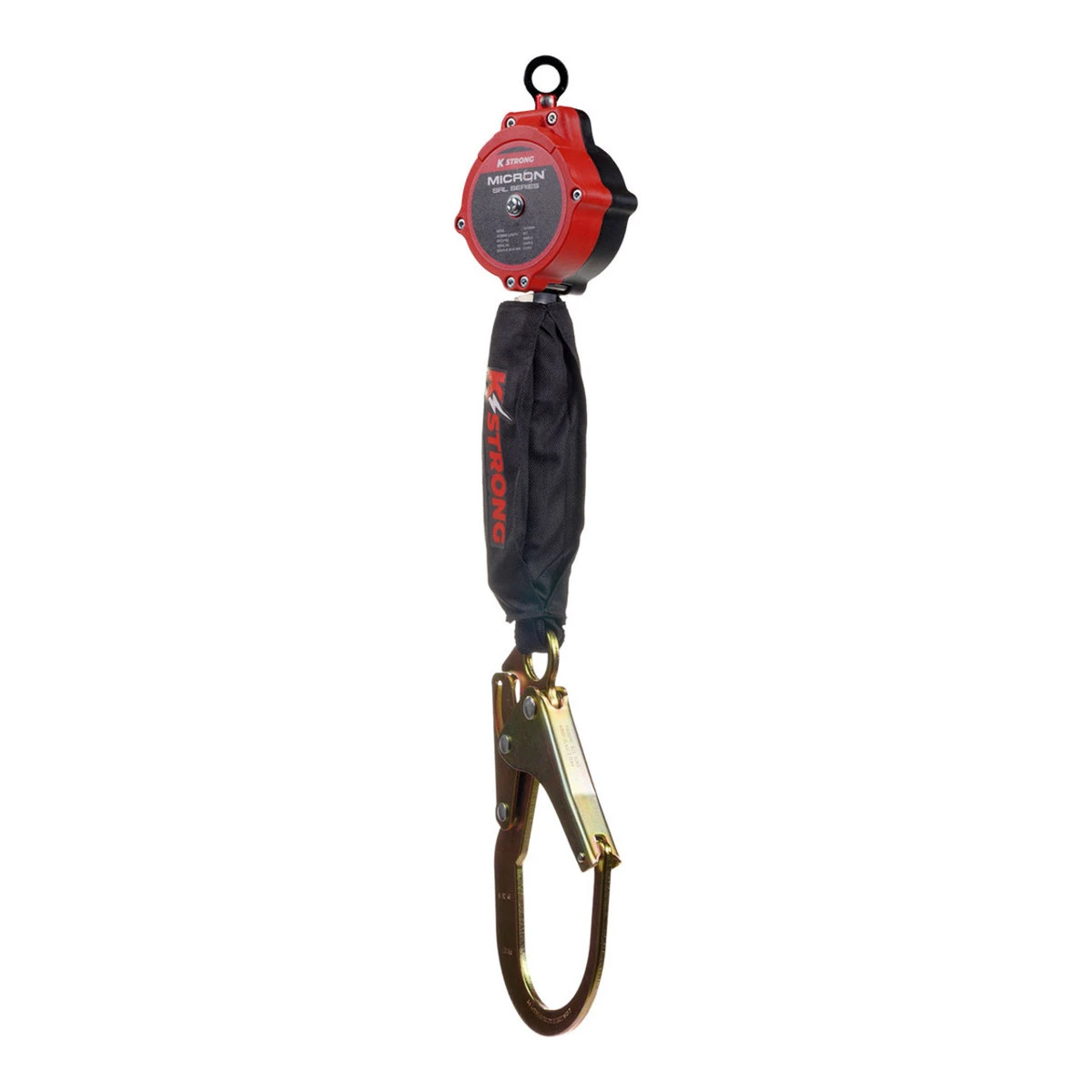 K-Strong 6ft. Micron SRL With Rebar Hook & Harness Carabiner - Image 4