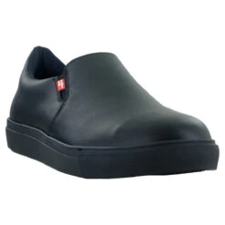 Mellow Walk Men's Owen Slip Resistant Steel Toe EH Slip - On Shoe - 582339BLK