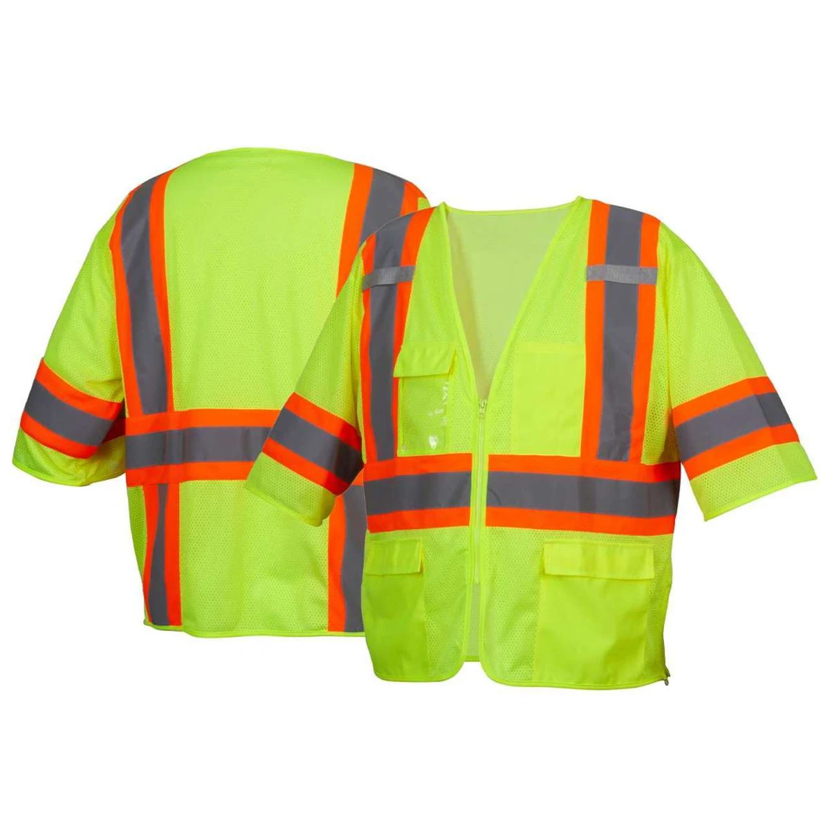 Pyramex RVZ36 Type R Class 3 High Vis Safety Vest - Image 3