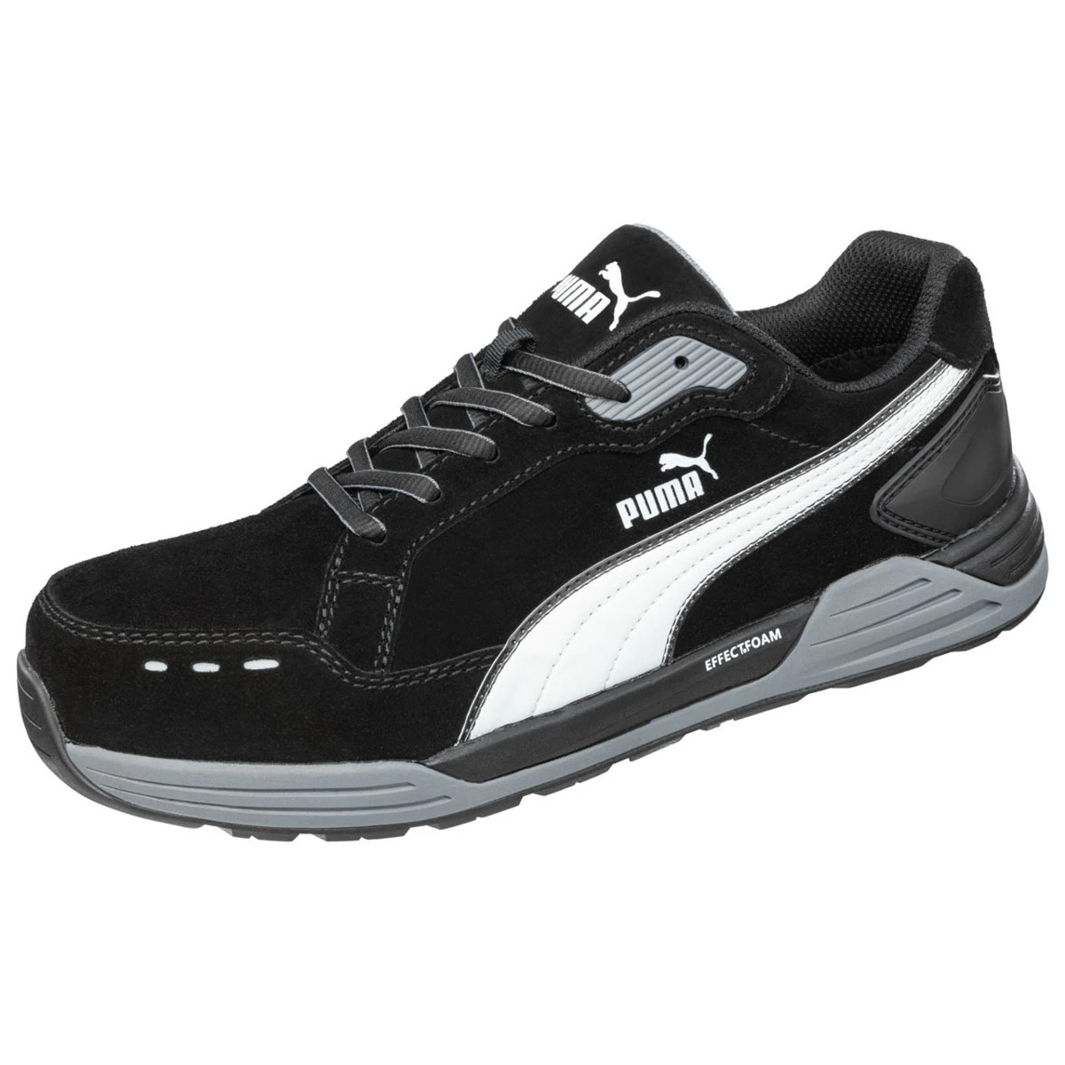 Puma Safety Men's Urban Effect Airtwist Low Black & White EH Composite Toe Shoes - 644655 - Image 2