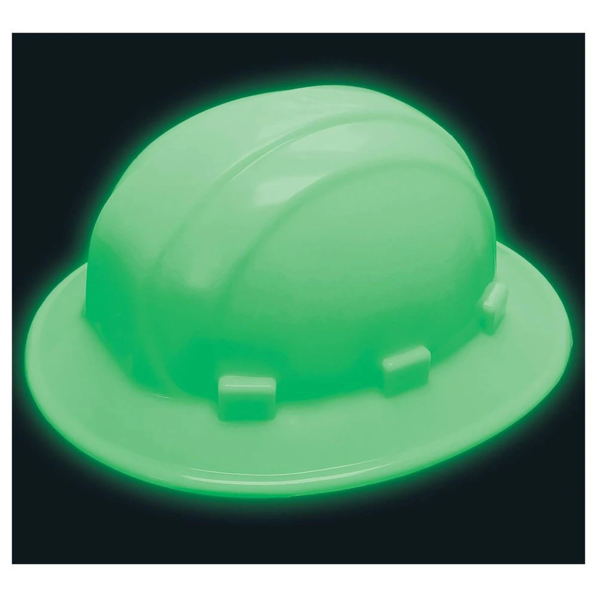 ERB Safety Omega II Glo-Mega Full Brim Hard Hat 6-Point Mega Ratchet Suspension - 19922 - Image 2